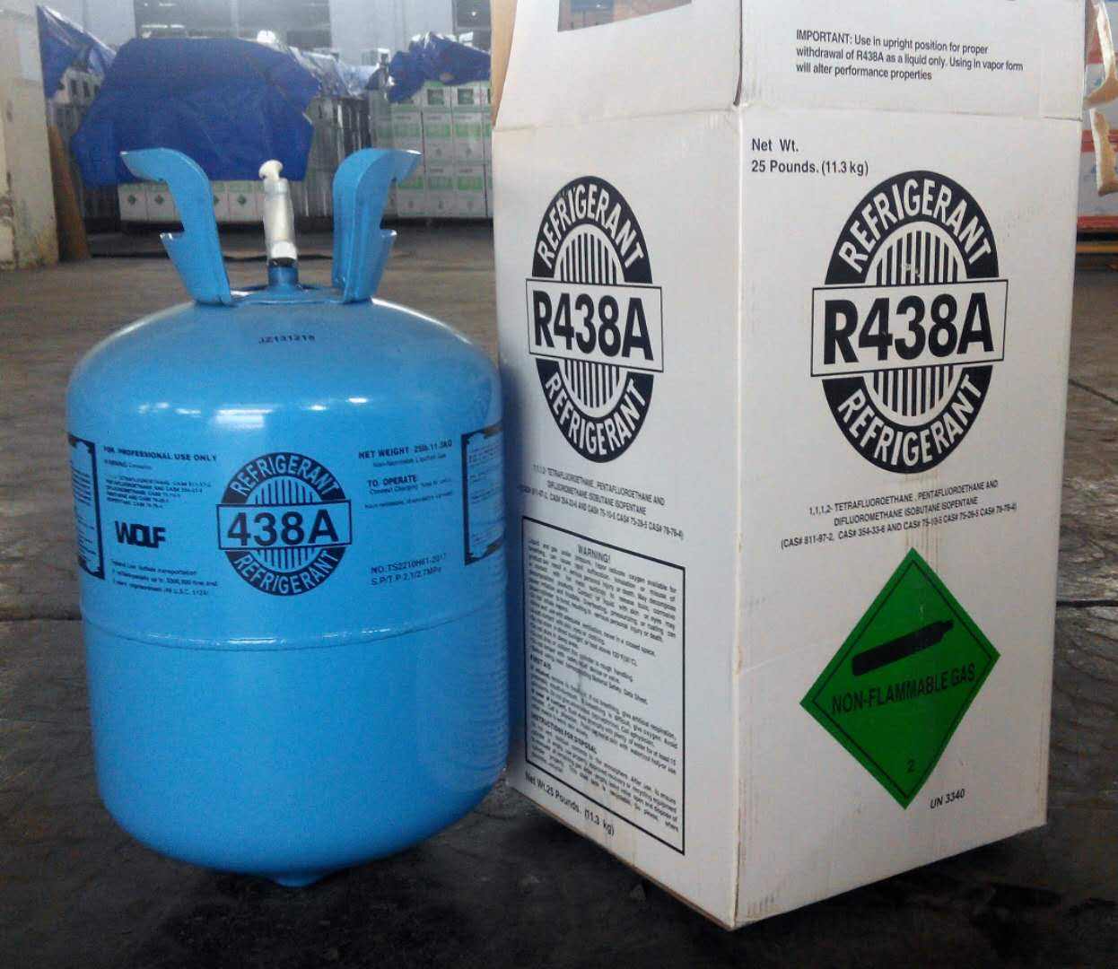 R438A Refrigerant Gas Gas refrigerante R438A