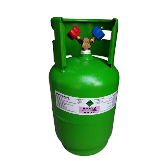 99,99% de gas refrigerante R410A (lata pequeña / cilindro desechable / cilindro recargable)