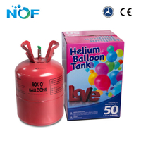 Cilindro desechable de 22,4 l de helio de alta pureza para globos de látex