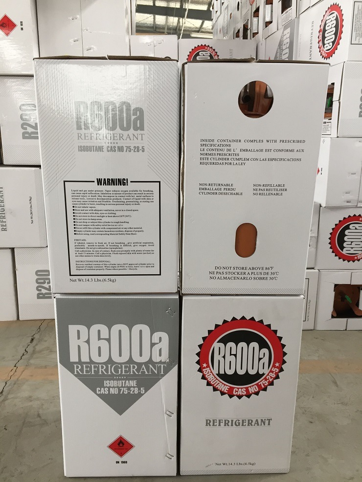 Comparación de refrigerantes R290 y R600A