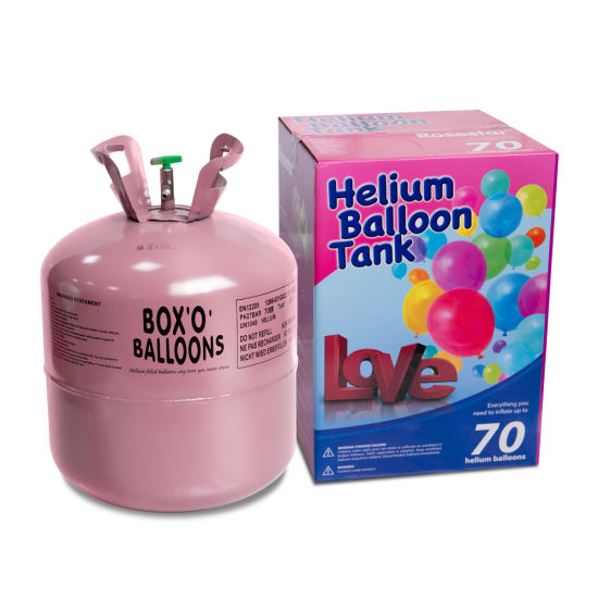 Tanque de gas de helio desechable de 13,4 L y 22,4 L para celebración de fiestas