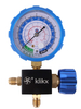 Manómetro de presión de válvula única para 9 tipos de gas refrigerante