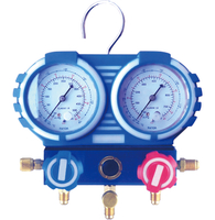 Manómetro de colector de refrigerante de válvula simple o doble OEM de alta calidad