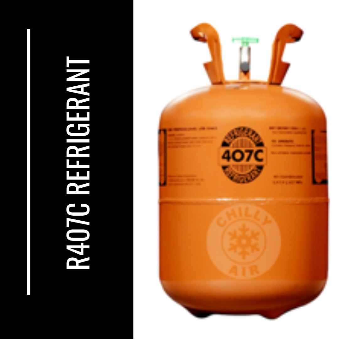 ¿Cuáles son las razones del bajo coeficiente de transferencia de calor del refrigerante R407C?