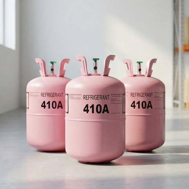 Producción de gas refrigerante R410A (cilindro desechable de 11,3 kg)