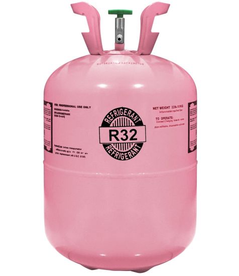 99.9% Pureza 9kg o 7KG Cilindro recargable Gas R32 Refrigerante