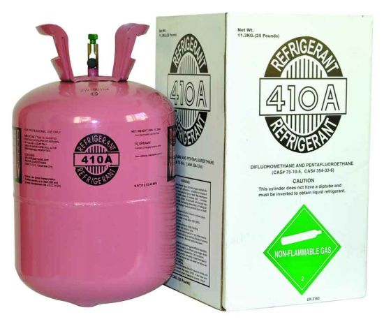 Introduzca el refrigerante HFC R410A (Gas de mezcla de R32 y R125)
