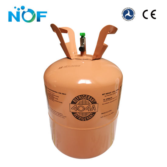 Fabricante chino de gas mixto R404A (bote, cilindro, tanque ISO)