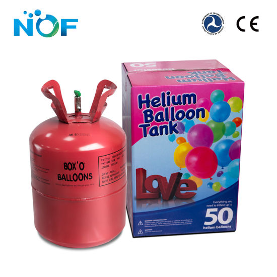 Ce DOT Kgs certificó el tanque de helio de gas de helio de baja presión 18bar 13.4L