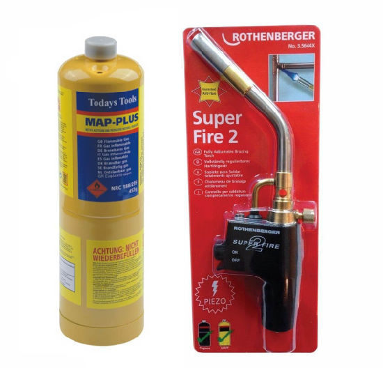 Paquete Supermercado Kit Mapp PRO Gas con Soplete Mapp