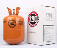 Gas refrigerante de propano R290 favorable al medio ambiente no freón