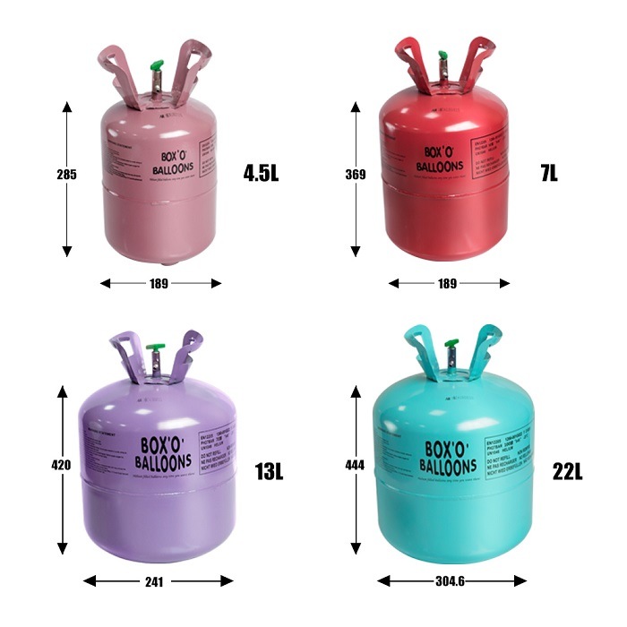 Helium Gas para globos de fiesta (presión de 18 bar)