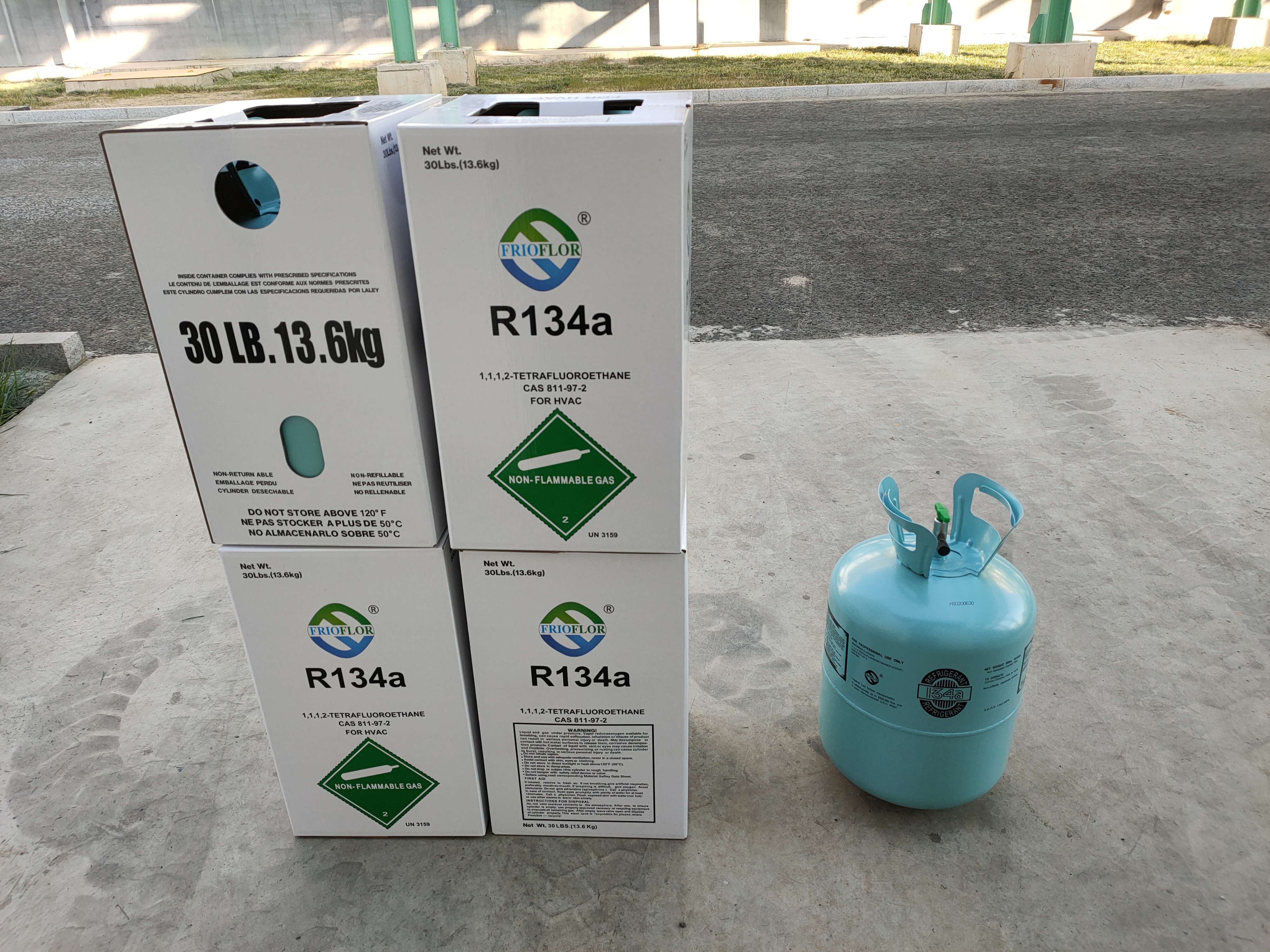 Paquete de refrigerante R134A