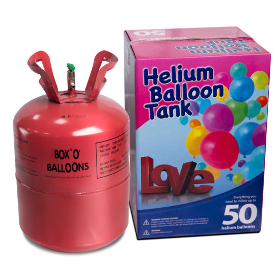 Tanque de gas de helio con globo certificado Ce DOT Kgs (7L, 13.4L, 22.4L)